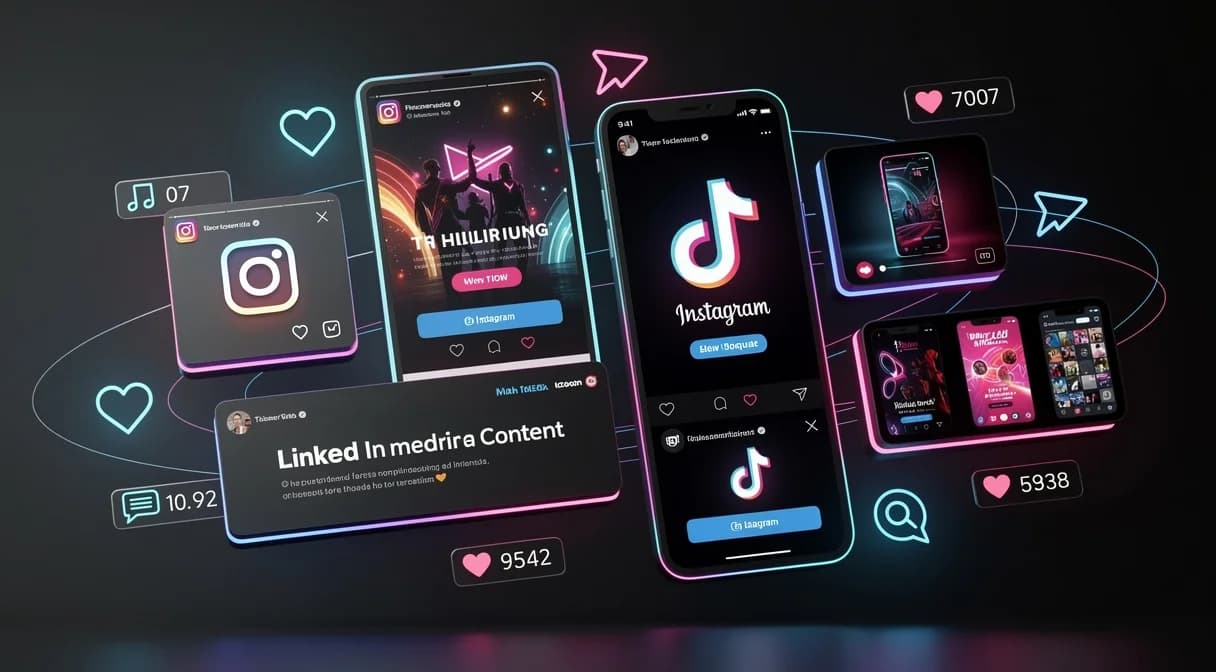 IA para Redes Sociales: Crea Contenido que Detenga el Scroll a Escala